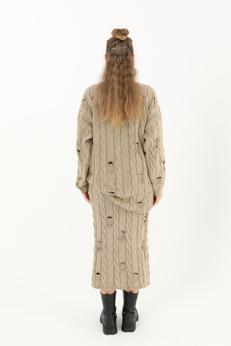 Knitwear Long Skirt