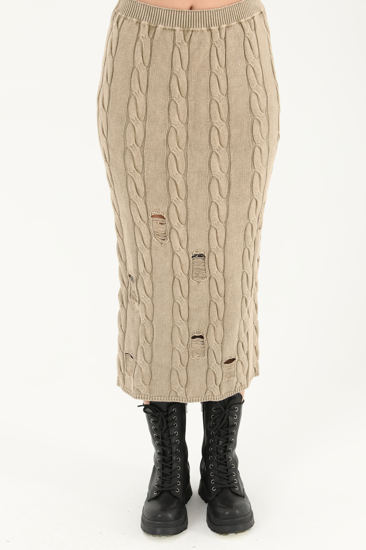 Knitwear Long Skirt