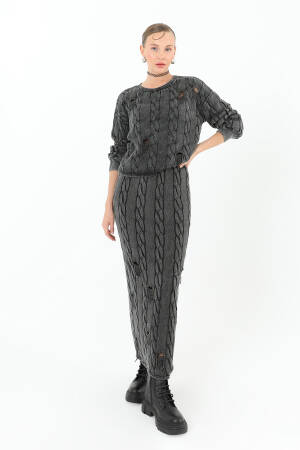 Knitwear Long Skirt - SOUL - Globality Store - Women Clothes Wholesale Turkey