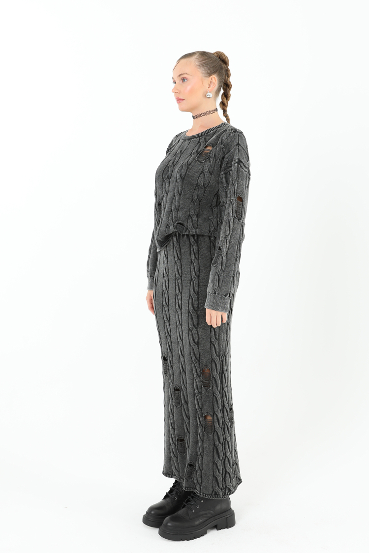 Knitwear Long Skirt