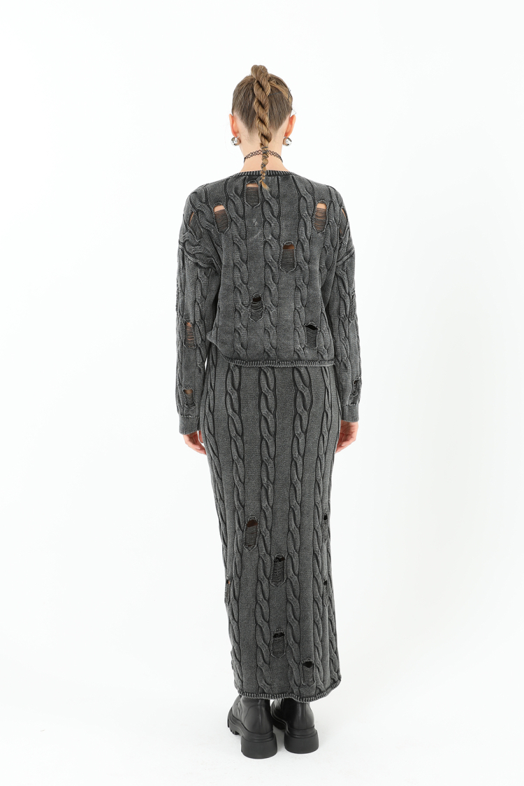 Knitwear Long Skirt