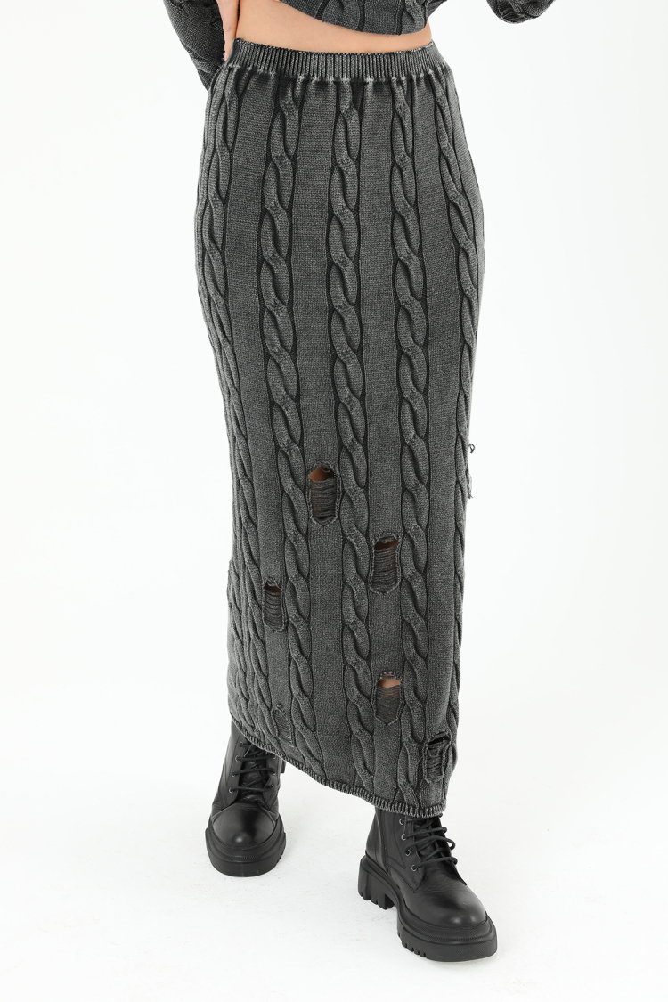 Knitwear Long Skirt