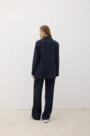 Front Button Detailed Zipper Pants Navy - Levure - Globality Store - Women Clothes Wholesale Turkey