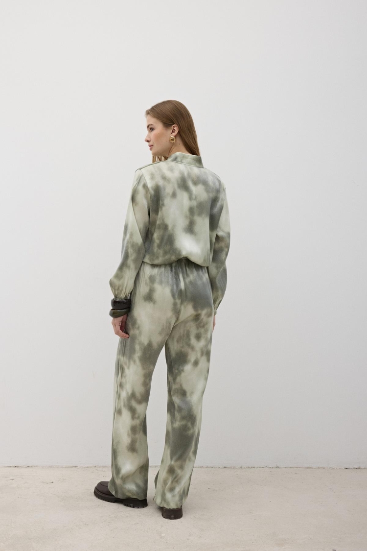Front Zipper Satin Jacket