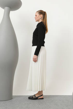 Women's Pleated Skirt - Puane - Globality Store - Women Clothes Wholesale Turkey