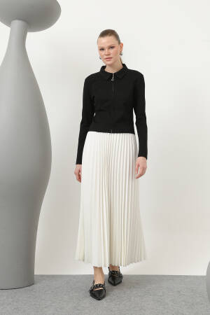 Women's Pleated Skirt - Puane - Globality Store - Women Clothes Wholesale Turkey