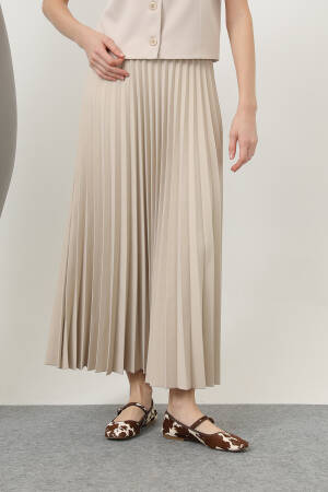 Women's Pleated Skirt - Puane - Globality Store - Women Clothes Wholesale Turkey