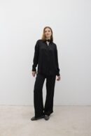 Women's Elastic Waist Satin Pants - Levure - Globality Store - Women Clothes Wholesale Turkey