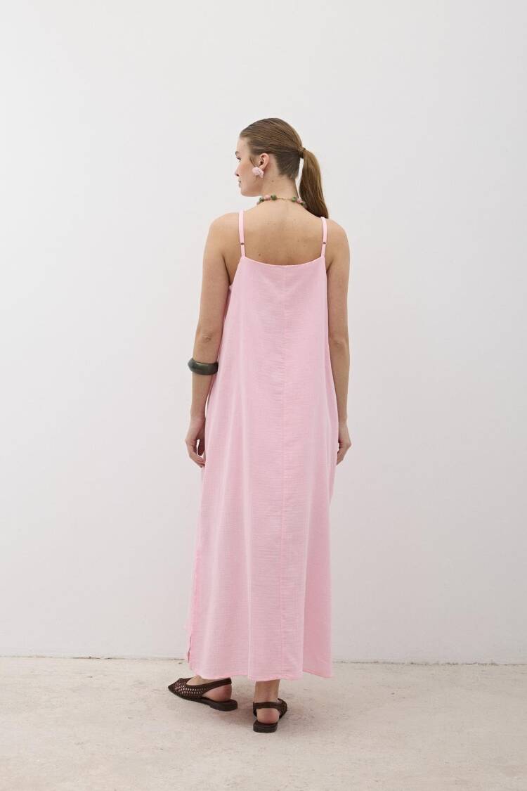 Hanger Adjustable Oversize Mueslin Dress