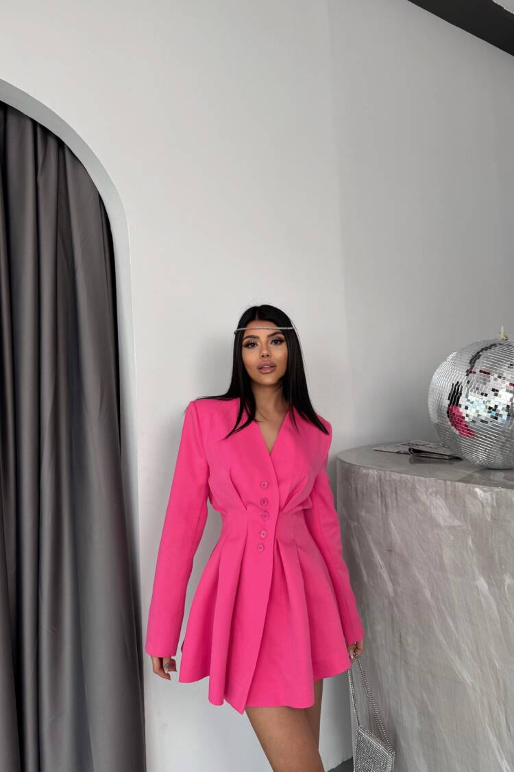 Jacket Dress Collar Detailed