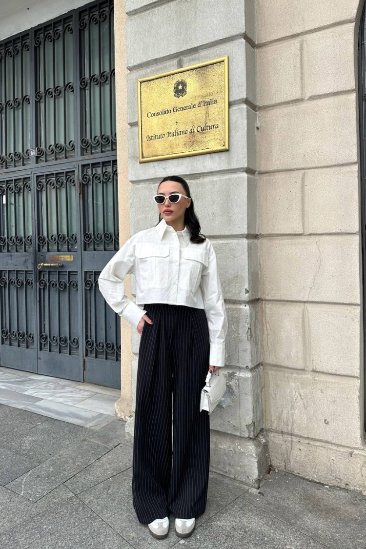 Trousers - Black - ESPADA - Globality Store - Women Clothes Wholesale Turkey