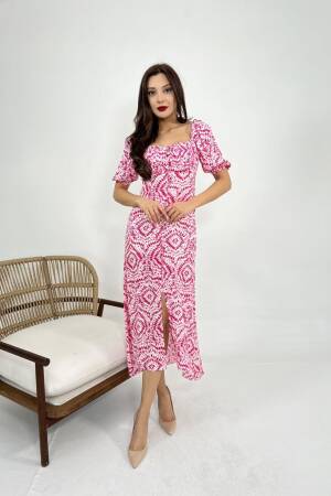Dress - White & - Fame - Globality Store - Women Clothes Wholesale Turkey