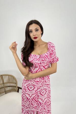 Dress - White & - Fame - Globality Store - Women Clothes Wholesale Turkey