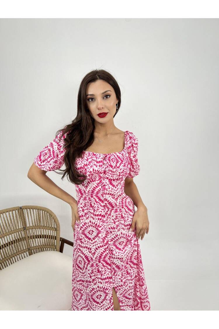 Dress - White & - Fame - Globality Store - Women Clothes Wholesale Turkey