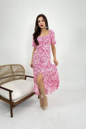 Dress - White & - Fame - Globality Store - Women Clothes Wholesale Turkey