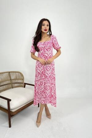 Dress - White & - Fame - Globality Store - Women Clothes Wholesale Turkey