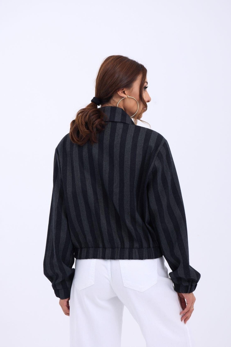 Jacket - Gray & Black
