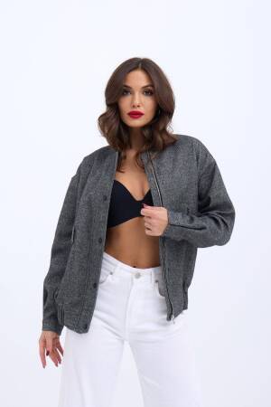 Jacket - Smoked - Fame - Globality Store - Women Clothes Wholesale Turkey