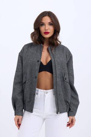 Jacket - Smoked - Fame - Globality Store - Women Clothes Wholesale Turkey