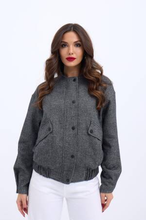 Jacket - Smoked - Fame - Globality Store - Women Clothes Wholesale Turkey
