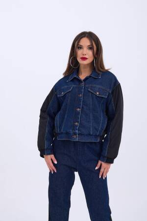 Denim Jacket - Blue - Fame - Globality Store - Women Clothes Wholesale Turkey