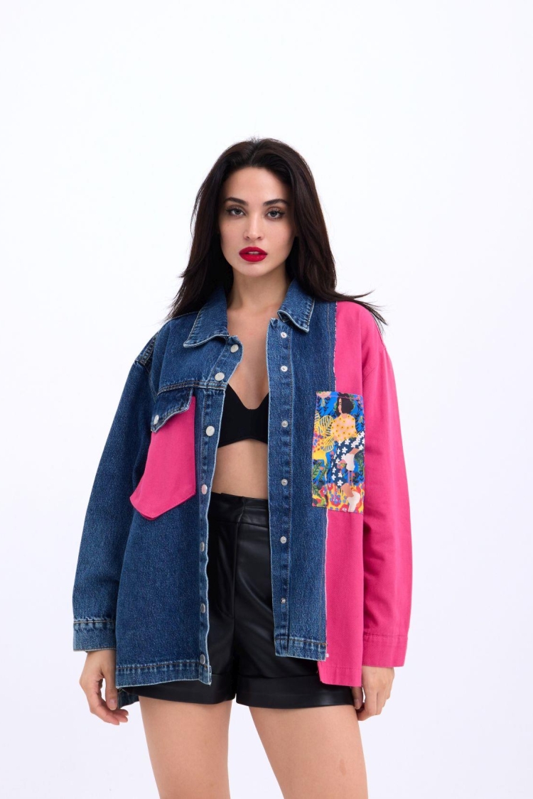Denim Jacket - Fame - Globality Store - Women Clothes Wholesale Turkey