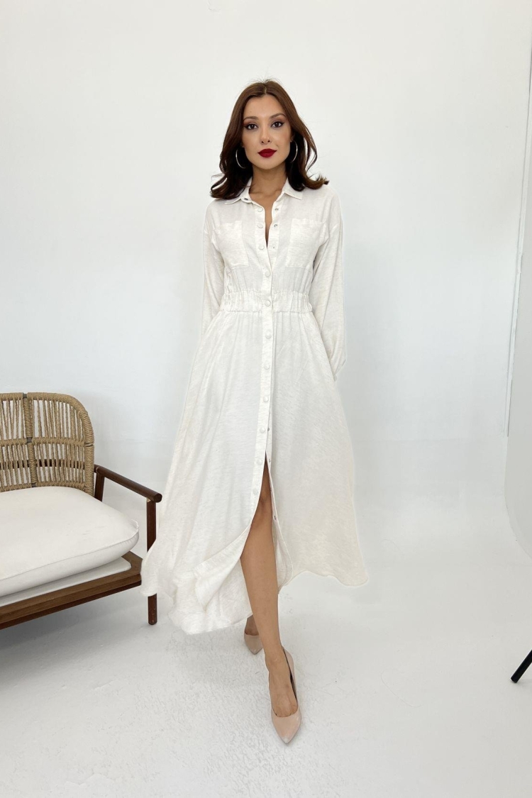Dress - Beige