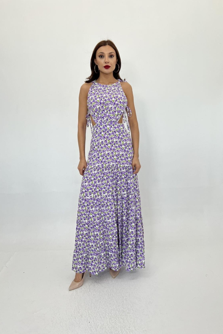 Patterned Dress -& Green