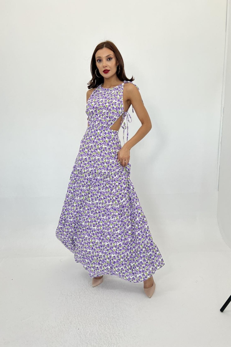 Patterned Dress -& Green