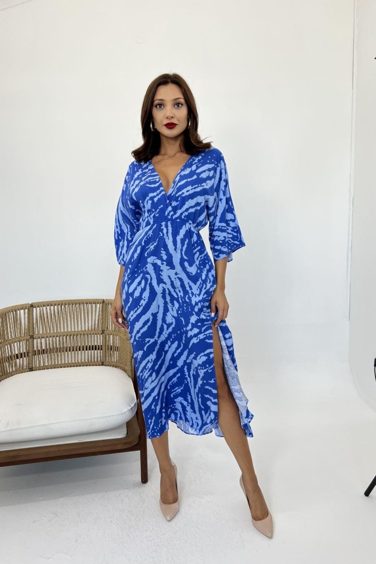 Slit Patterned Dress