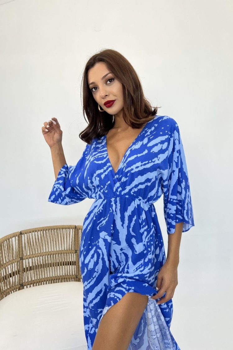 Slit Patterned Dress