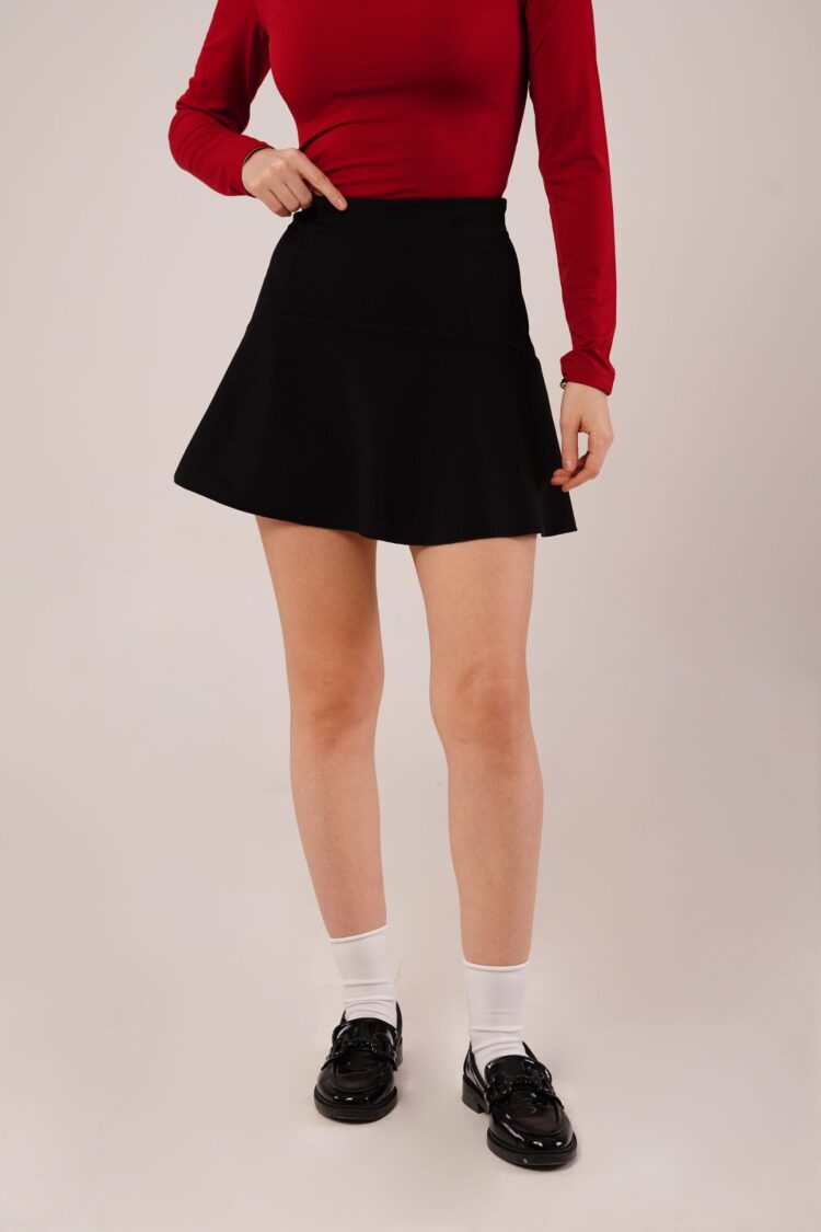 Wholesale Black Mini Skirt With Inner Shorts