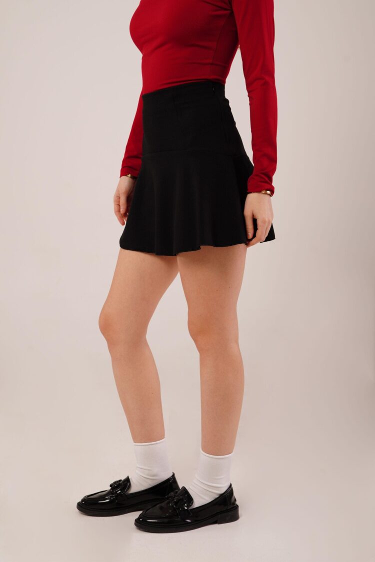 Wholesale Black Mini Skirt With Inner Shorts