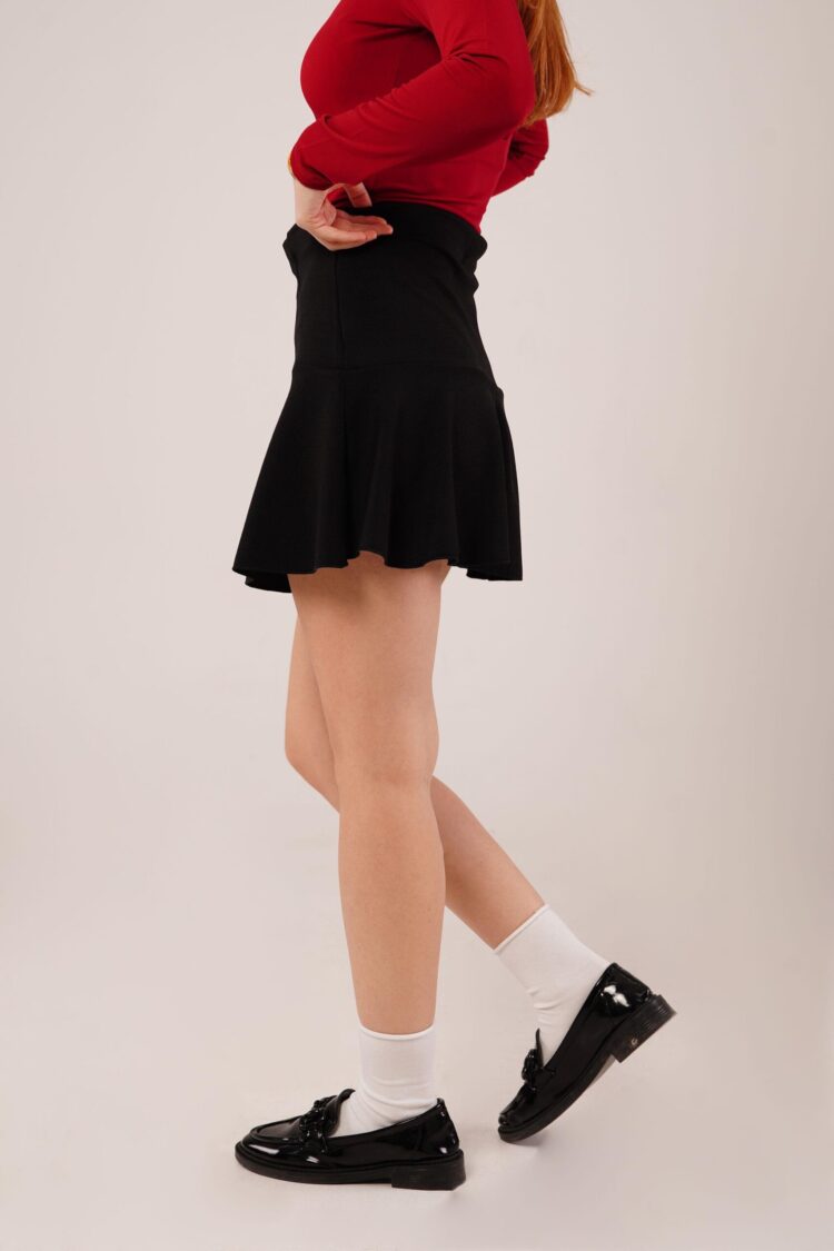 Wholesale Black Mini Skirt With Inner Shorts