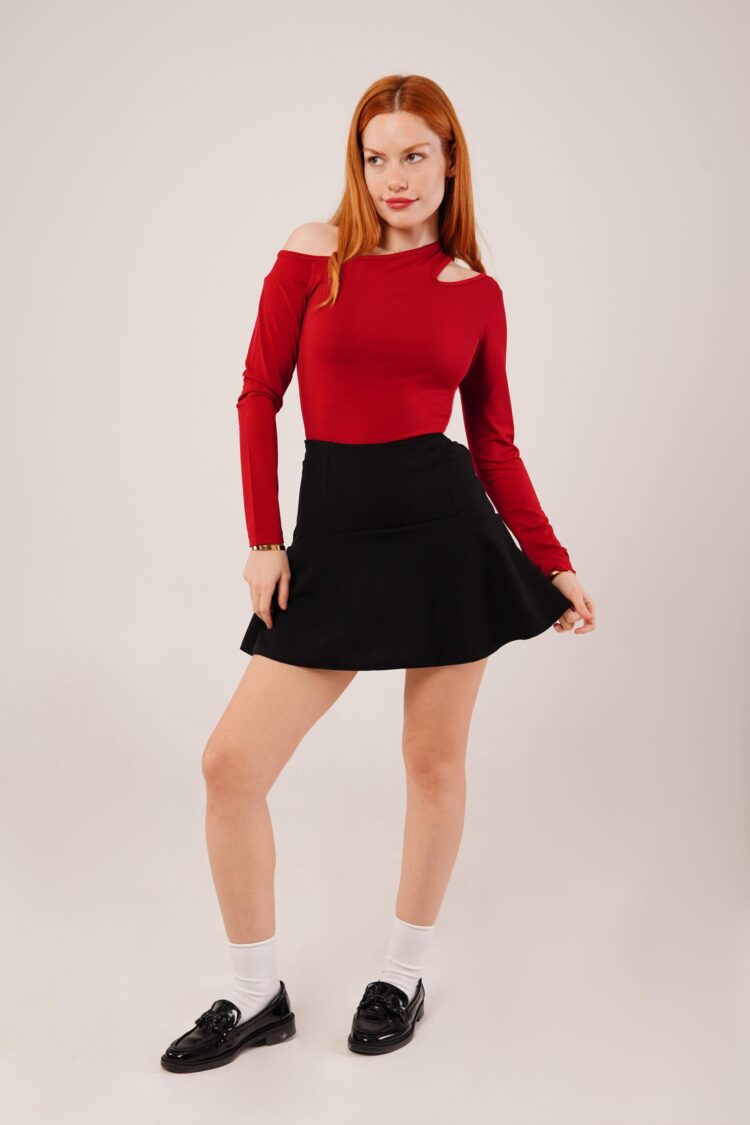 Wholesale Black Mini Skirt With Inner Shorts