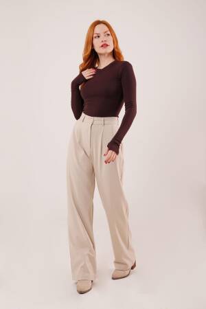 Premium Model Fitted WholesalePants - Lustrin - Globality Store - Women Clothes Wholesale Turkey