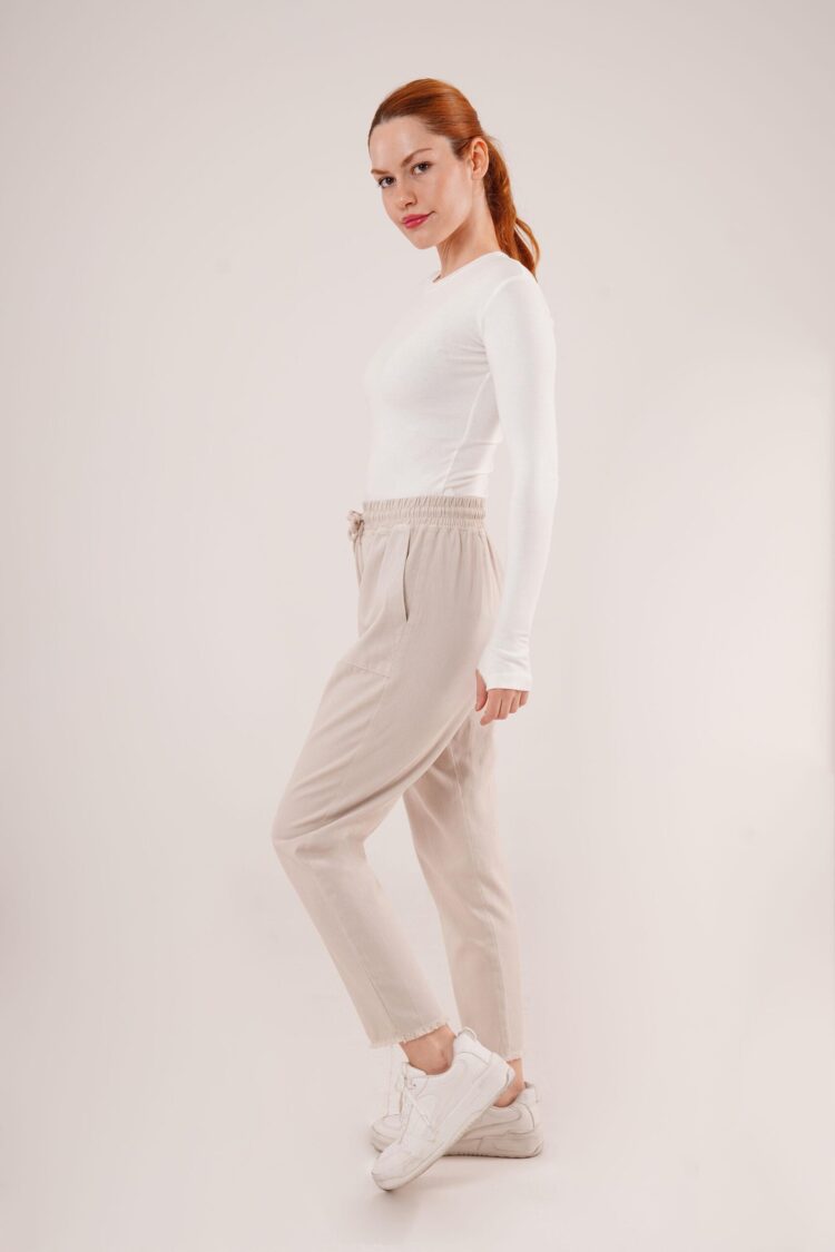 WholesalePants With Tie Up Detailed Pockets