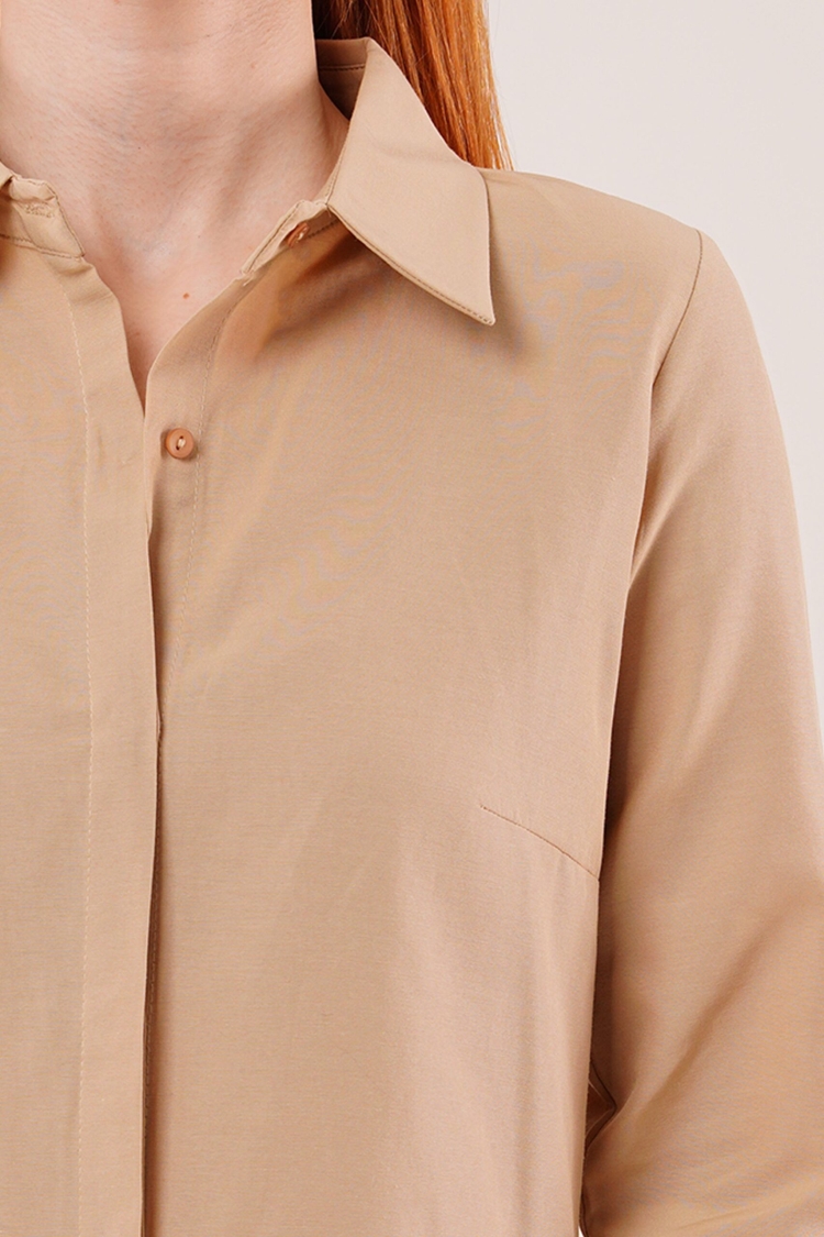 Long SleeveTunic Wholesale Shirt Dress