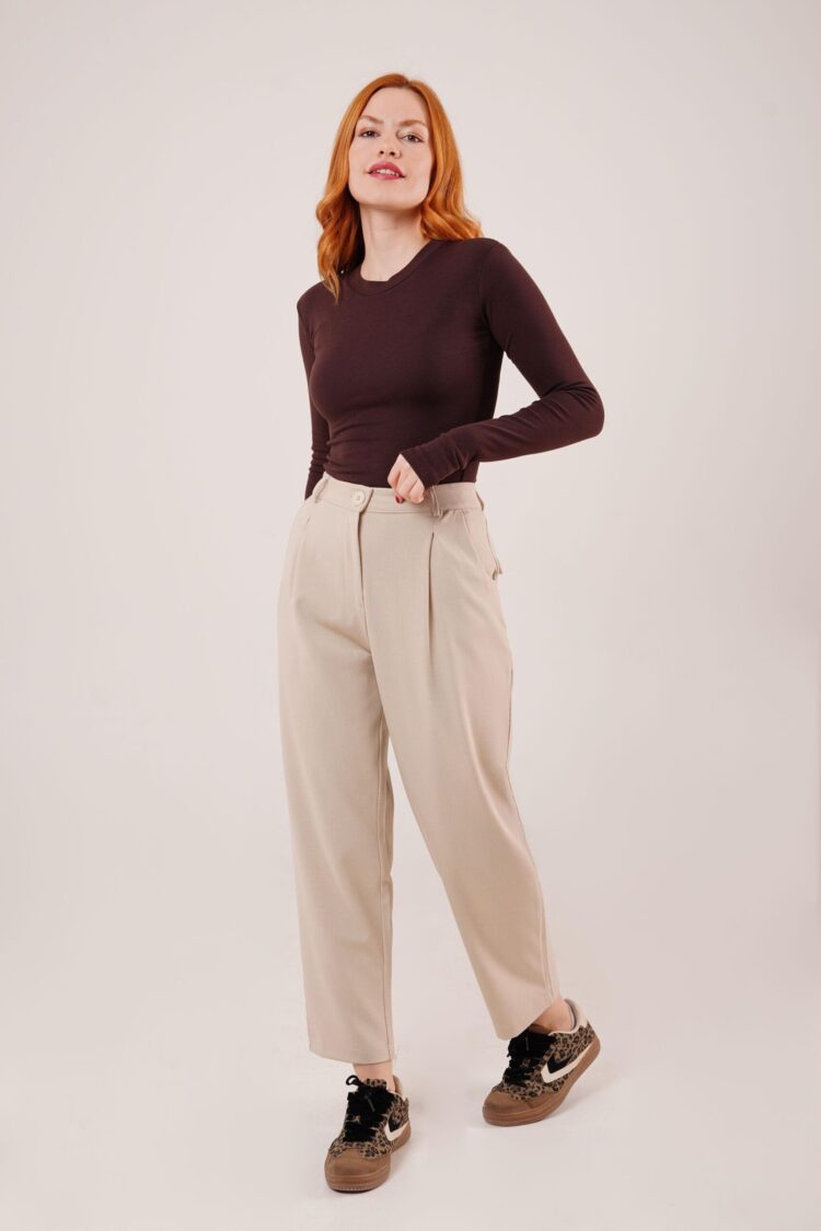 WholesalePants With Closure Pocket Detailed - Lustrin - Globality Store - Women Clothes Wholesale Turkey