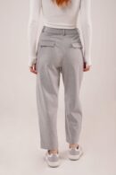 Wholesale Gray Pants With Closure Pocket Detailed - Lustrin - Globality Store - Women Clothes Wholesale Turkey
