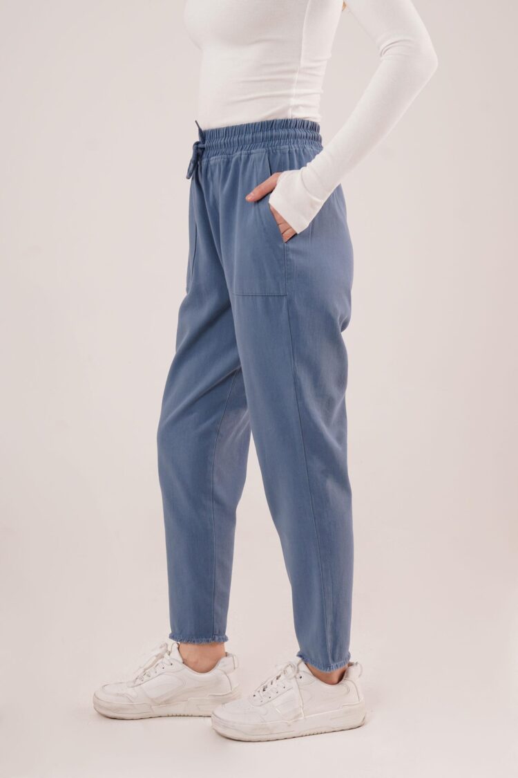 WholesalePants With Drawstring Detailed Pockets