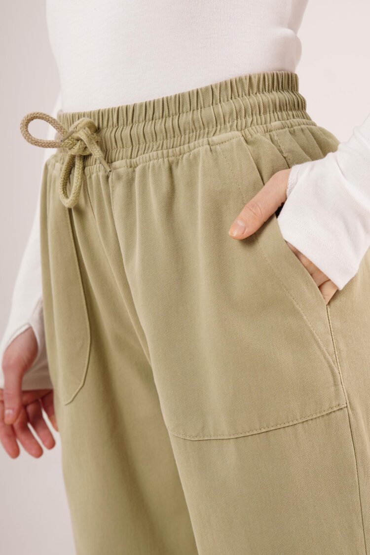 WholesalePants With Drawstring Detailed Pockets