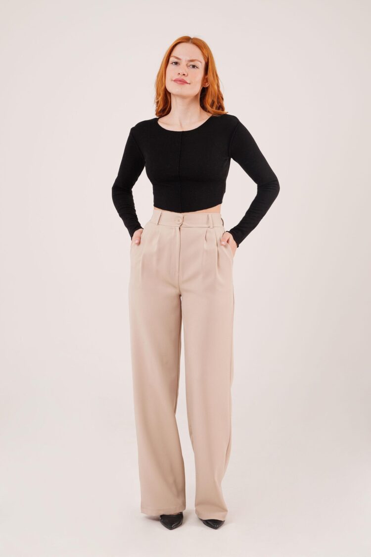 WholesalePants With Loose Leg Pleated