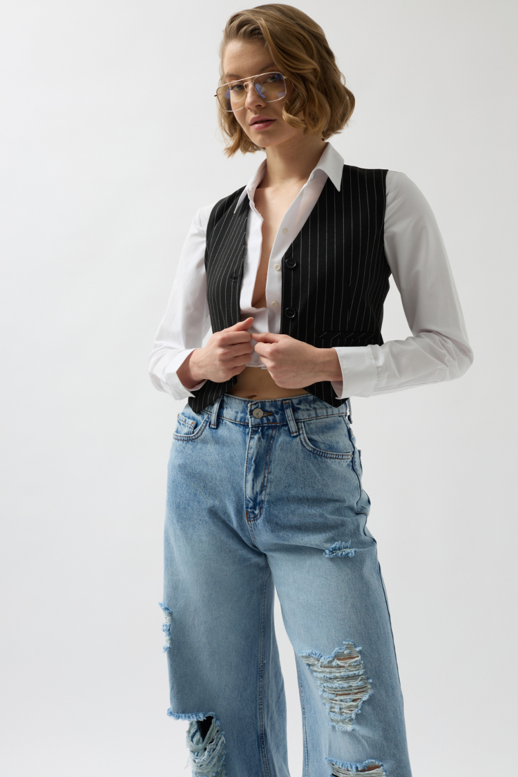 Striped Vest