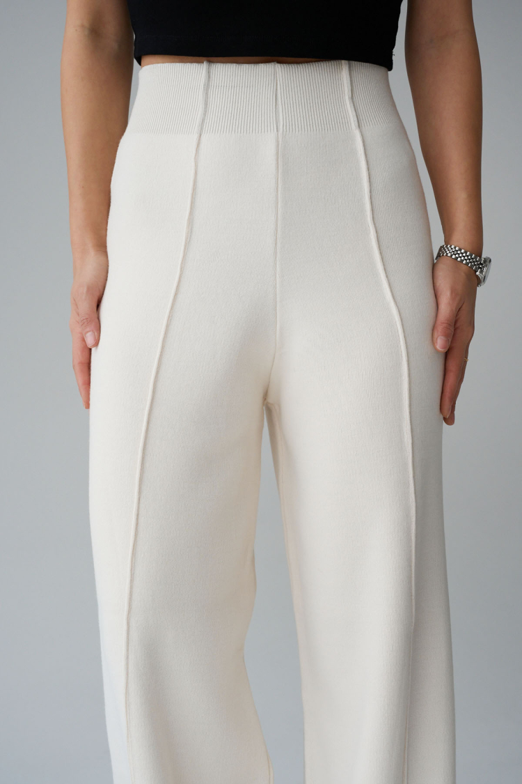 Wick Stitched Trousers - Qustyle - Globality Store - Women Clothes Wholesale Turkey