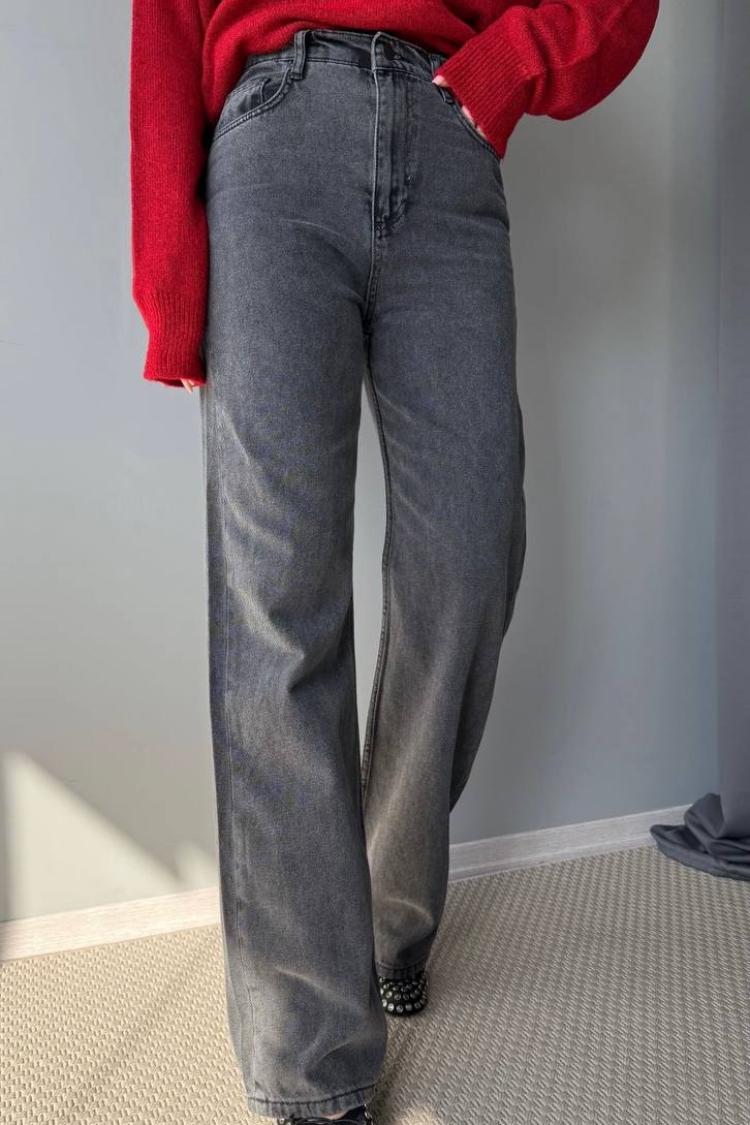 Jeans - Grey - ESPADA - Globality Store - Women Clothes Wholesale Turkey