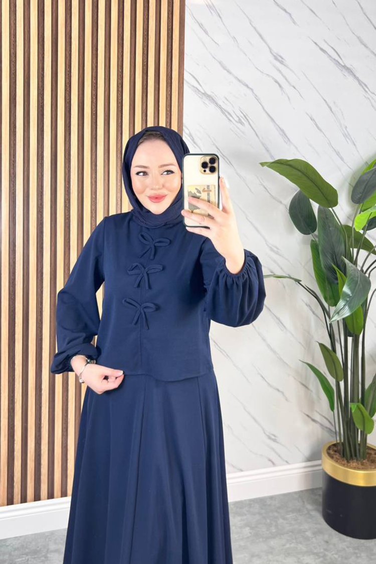 Dress Blouse Double Suit - Navy