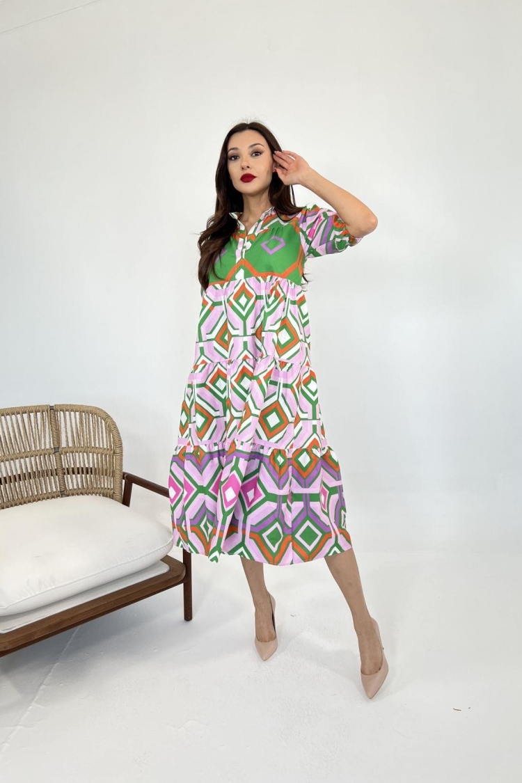 Colorful Dress - Lilac