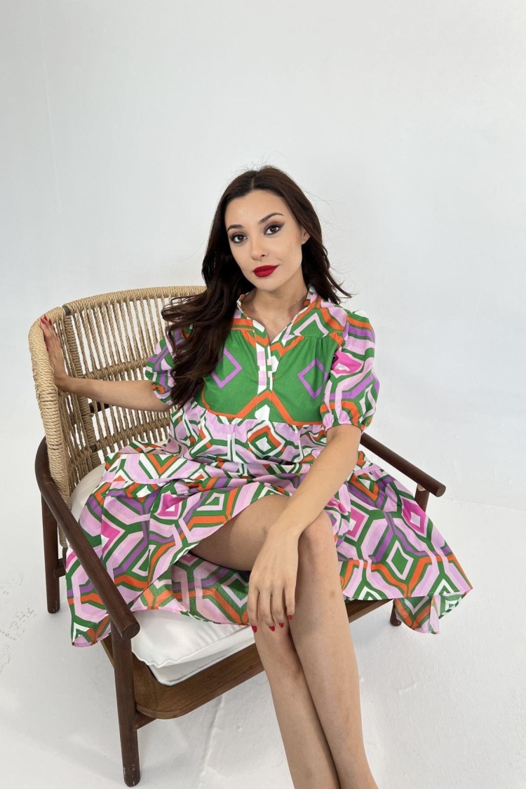 Colorful Dress - Lilac