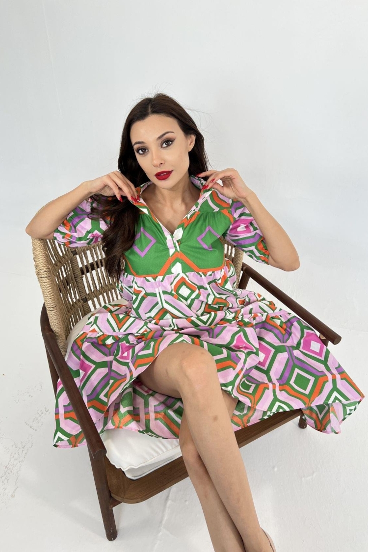 Colorful Dress - Lilac